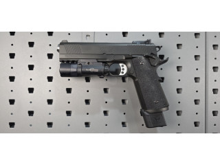SPRINGFIELD ARMORY 1911 TRP OPERATOR TACTICAL FULL RAIL BULL BARREL .45 ACP W/ SUREFIRE X300U-B